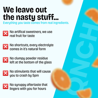 QNCH Real Fruit Electrolytes (Real Orange)